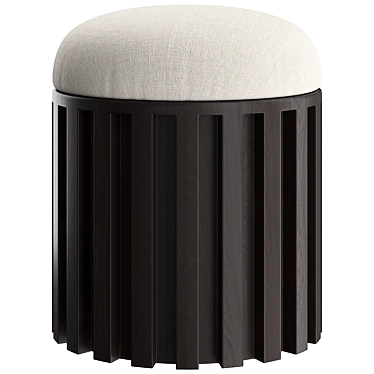 Modern Danish Design Tribu Stool 3D model image 1 