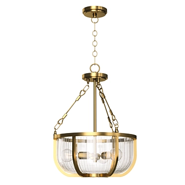 Kichler Hanging Pendant Light Fixture 3D model image 1 