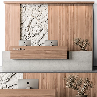  Executive Office Desk 608 3D model image 1 