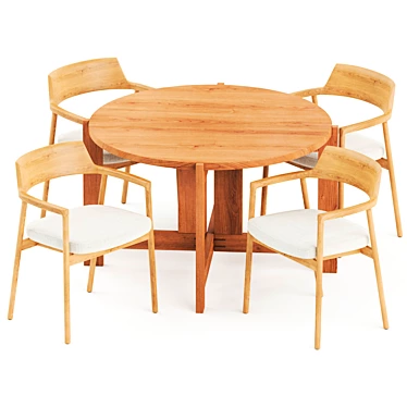 Collector Dining Set, Modern Design 3D model image 1 