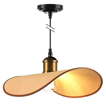 Minimalist LED Pendant Light 3D model image 1 