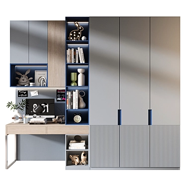 Custom Wardrobe Composition 3D Model 3D model image 1 