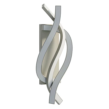 Modern Acrylic Wall Sconce Light 3D model image 1 