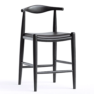 Minimalist Chic Maja Counter Stool 3D model image 1 