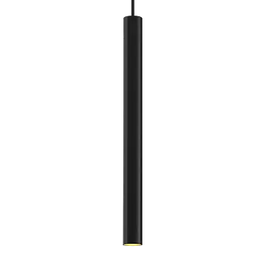 Compact LED Cylinder Pendant Light 3D model image 1 