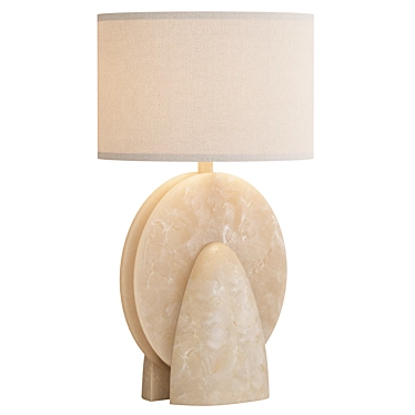 Elegant Luminous Table Lamp 3D model image 1 