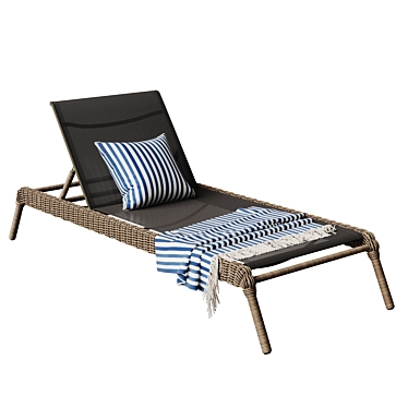 Torrey Wicker Stackable Outdoor Chaise Lounge