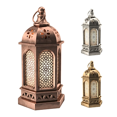 Decorative oriental lamp