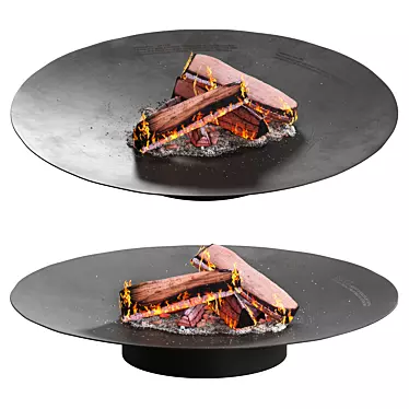 Atilla Fire Pit with Coronalight 3D model image 1 