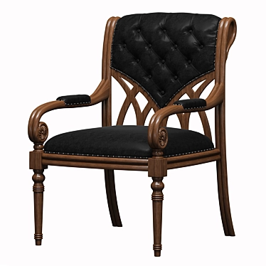 Albion Leather Armchair by Avanti 3D model image 1 