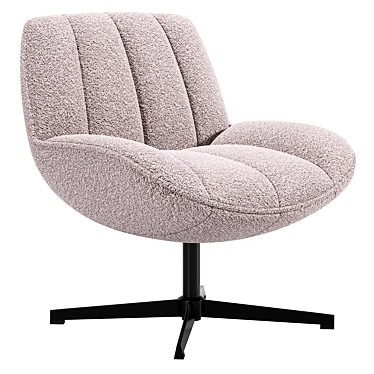 Modern Swivel Armchair Mateo 3D model image 1 