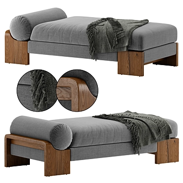 Modern Luxury Daybed by Soho 3D model image 1 