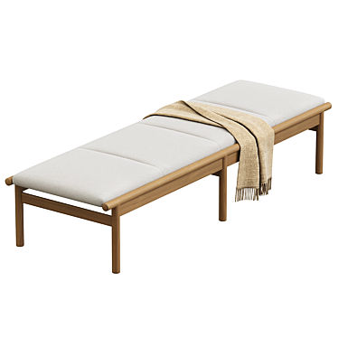 Elegant Neuf Daybed, Versatile Beauty 3D model image 1 