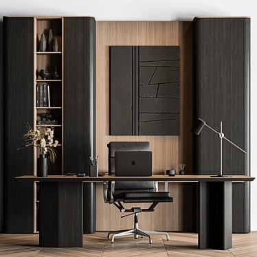 Executive Boss Desk 631 3D model image 1 