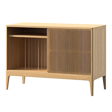 Lloyd Vinyl Storage Console 3D model image 1 