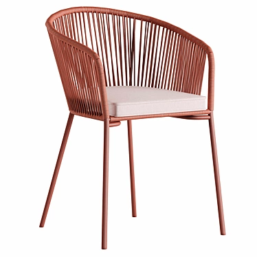 Modern Indoor/Outdoor Yanet Chair 3D model image 1 