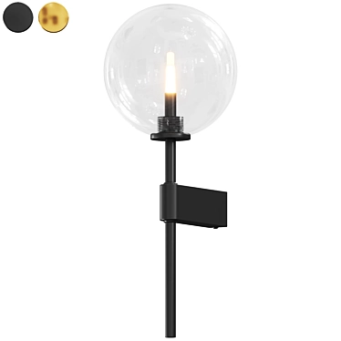 Elegant Mod Mood Sconce 3D model image 1 