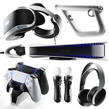 PlayStation 5 VR Gaming Bundle 3D model image 1 