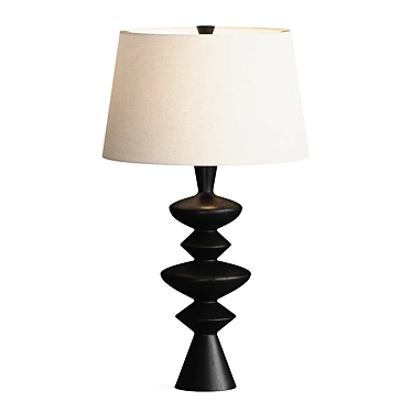 Sleek Modern Table Lamp 3D model image 1 