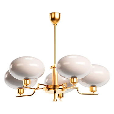 Elegant Bonnie Chandelier, Multiple Options 3D model image 1 