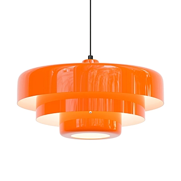 Modern Cake Pendant Lamp, Multi-color 3D model image 1 