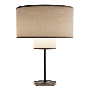 Modern Beige Table Lamp 3D model image 1 