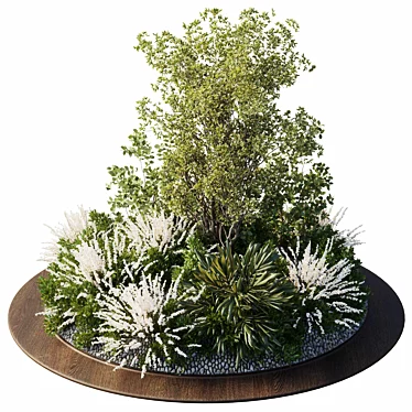 Outdoor Garden Plants Collection 3D model image 1 