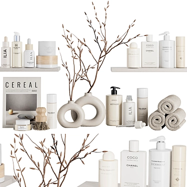 Modern Bath Set 2016 Edition 3D model image 1 