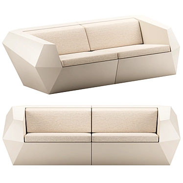 Vondom FAZ 2 Modular Sofa 3D model image 1 