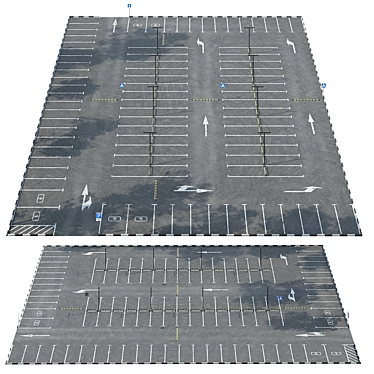 Corona DistanceMap Car Park 3D model image 1 