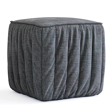 Stylish Pouf Vertical Furniture Model 3D model image 1 