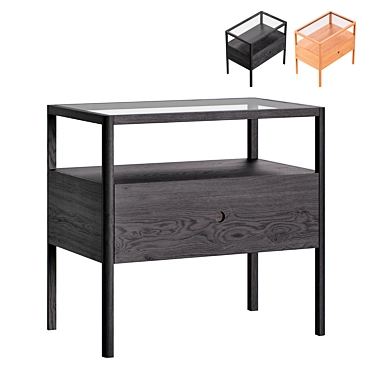 Spindle Nachttisch bedside table from Ethnicraft