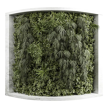 Green Wall 22 3D Model 3D model image 1 