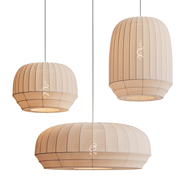 Tradition Pendant Lamp Set 0112 3D model image 1 