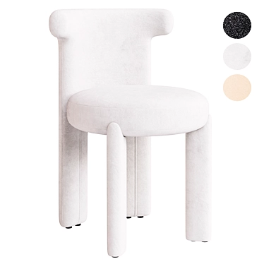 Modern Chic Chair Cossette Design 3D model image 1 