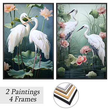 Artwork Set with Multi-frame Options 3D model image 1 