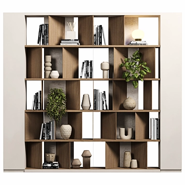 Modular Cabinet with Shelves 3D model image 1 