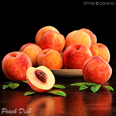 peach dish