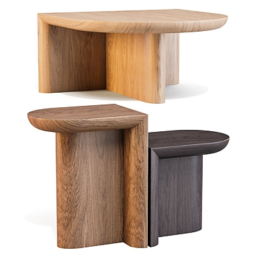 WeWood Re-Form Coffee Side Tables 3D model image 1 