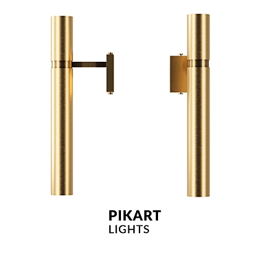 Brass wall sconce Tube sku.3423 by Pikartlights