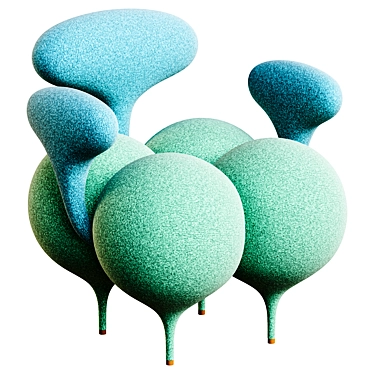 Inflated Ass Armchair by Manner&Matter 3D model image 1 