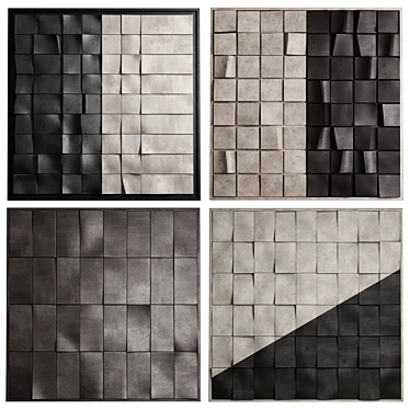 Decorative Panels Collection 3D model image 1 