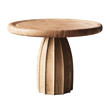  Boho Drum Side Table 3D model image 1 