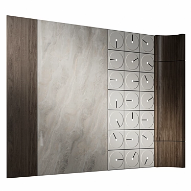 Double-Sided Display Panel 3D model image 1 