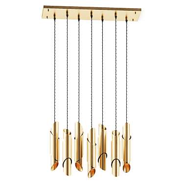 Rotatable Turia Pendant Lamp 3D model image 1 