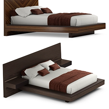 Luzaro Factory Bed 3D model image 1 