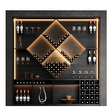 Wine rack for home or restaurant