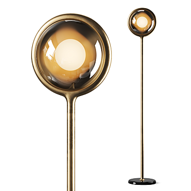 Lasvit Constellation Polaris Floor Lamp: Innovative Design by David Rockwell 3D model image 1 