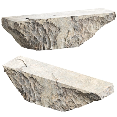 Custom Stone Island Table 3D model image 1 