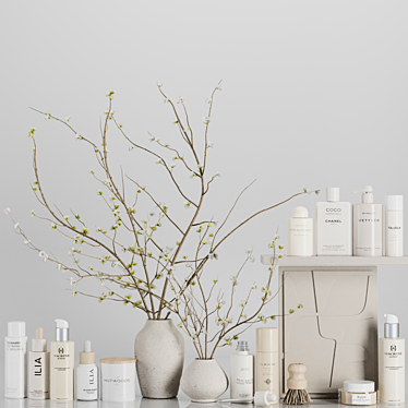Modern Bathroom SetV28 Accessories 3D model image 1 